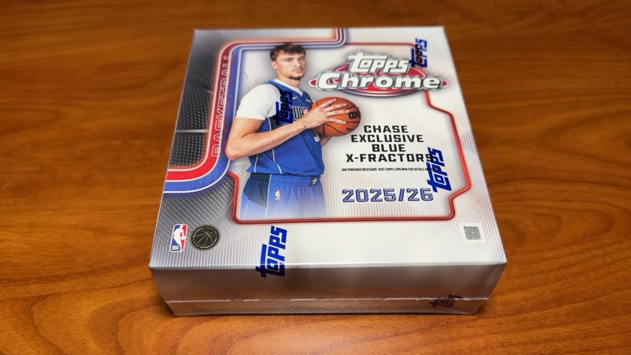 Этот мегабокс Topps Chrome 2025/26 доставлен!