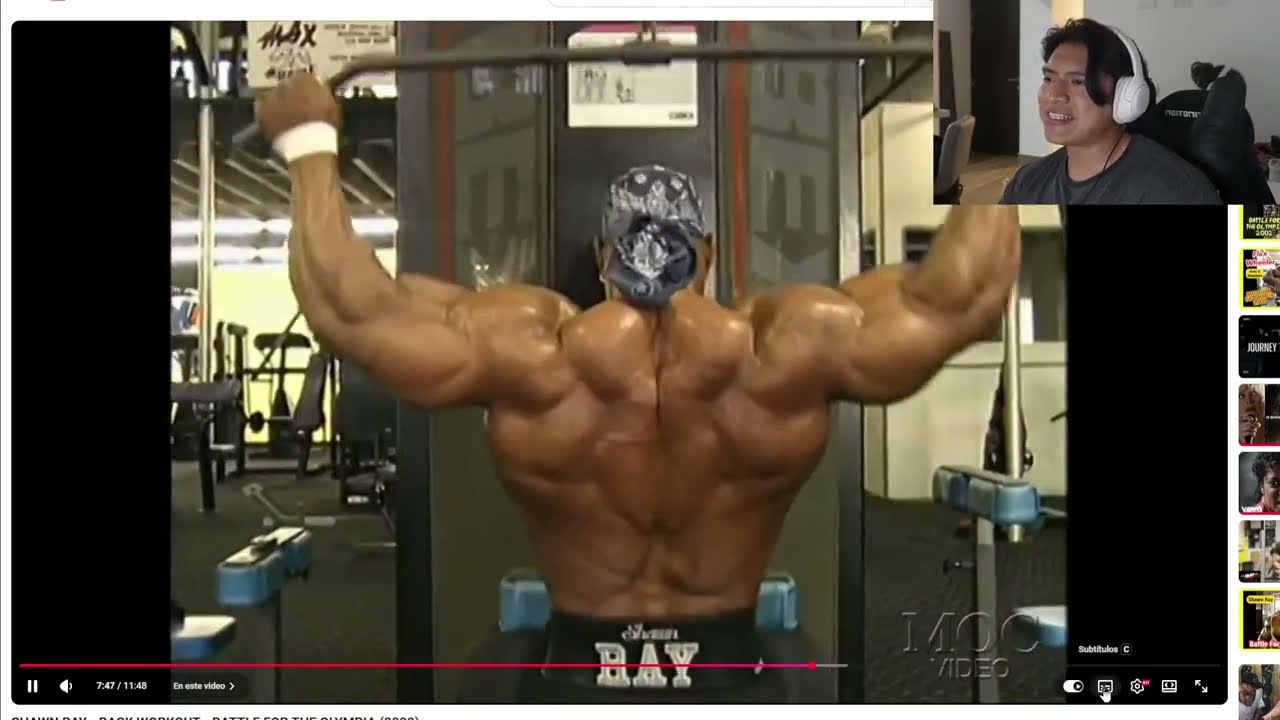 SHAWN RAY ANALIZANDO ENTRENMAIENTO