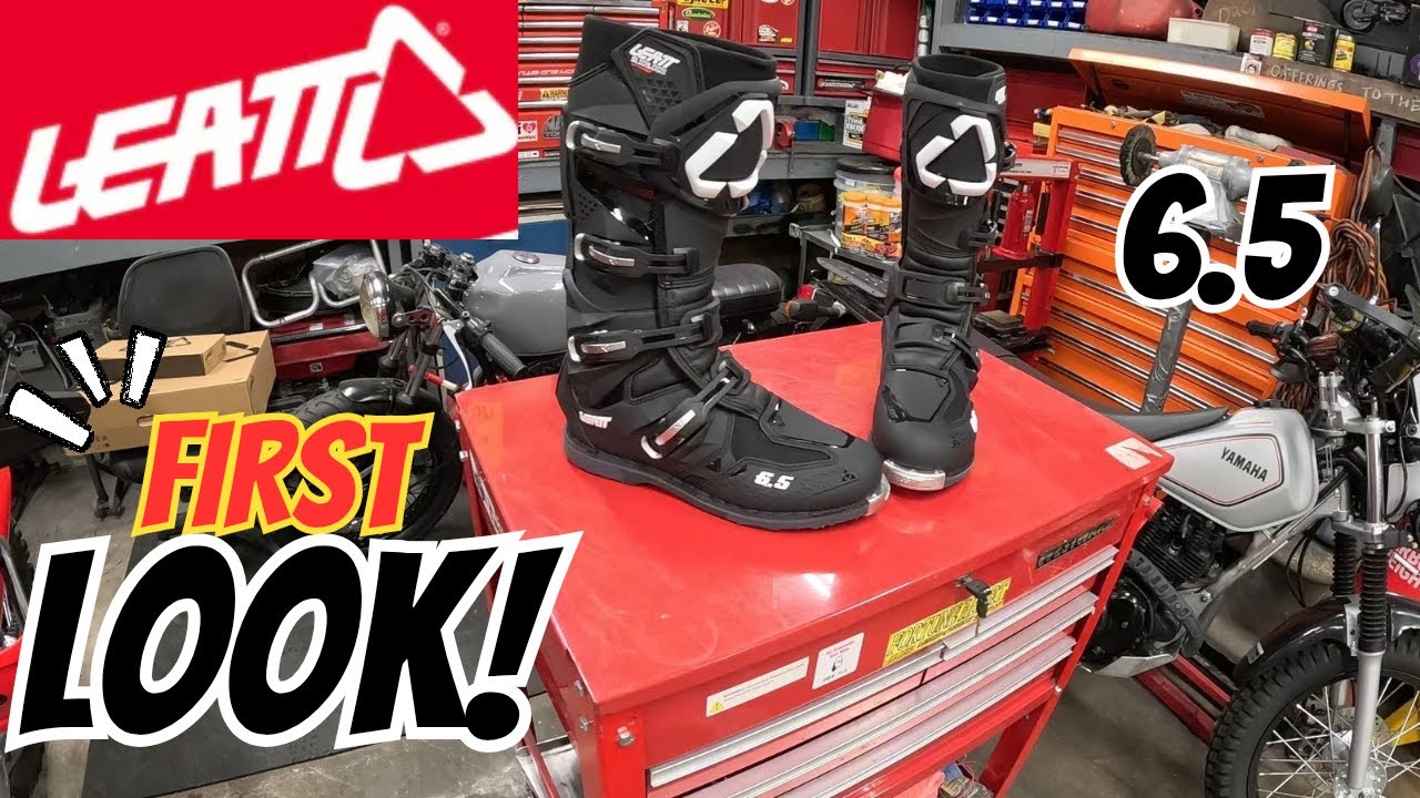 FIRST LOOK! Leatt 6.5 Moto/Enduro Boots-BRAND NEW!