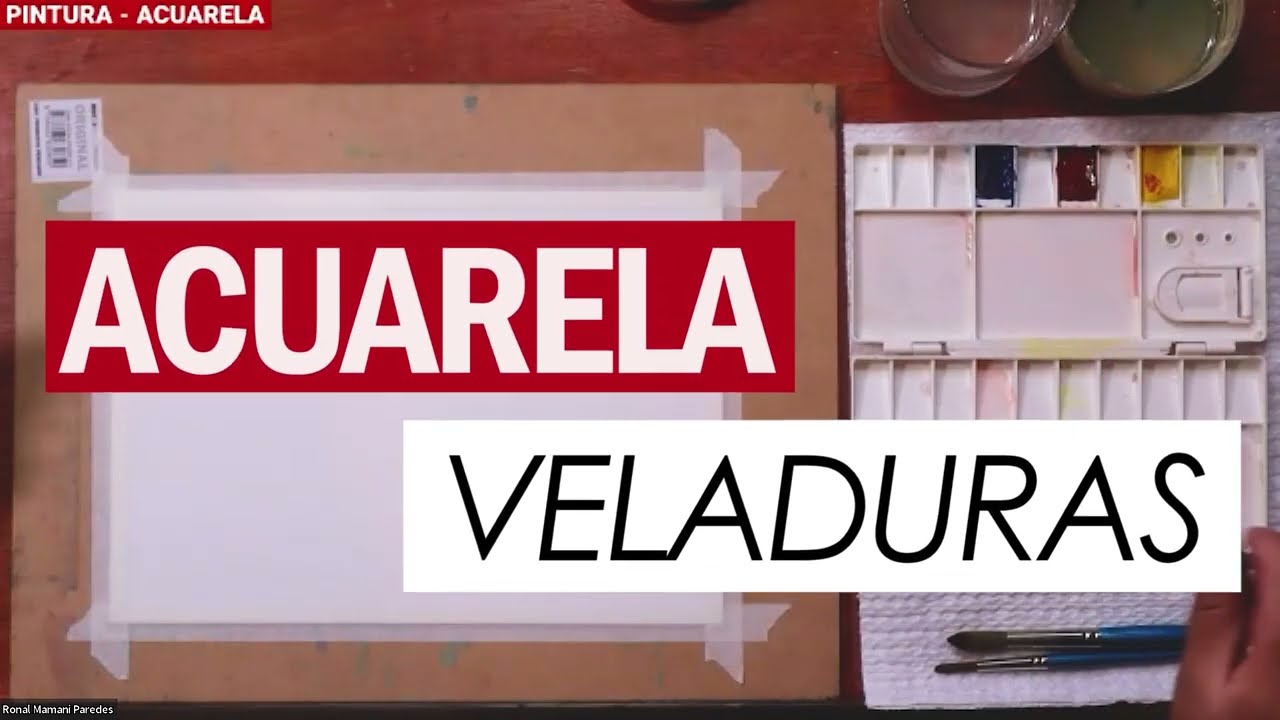 CÓMO HACER VELADURAS CON ACUARELAS 🌸 Aprende la técnica