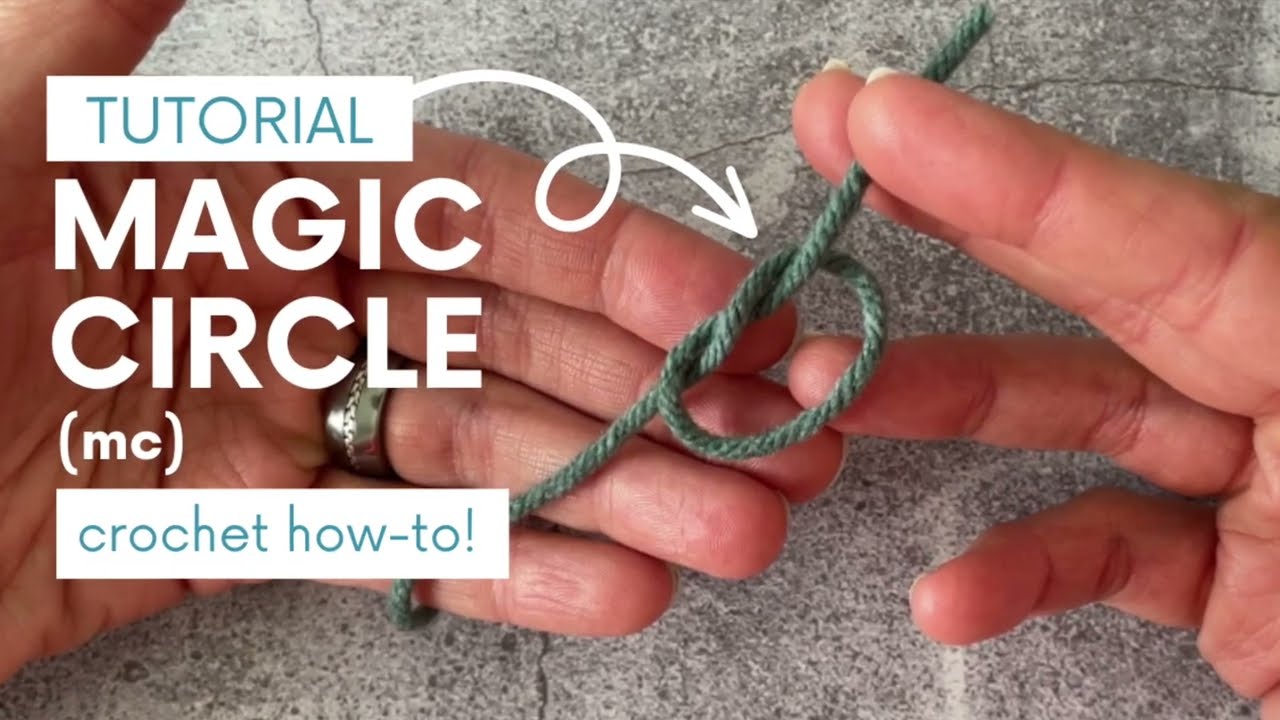 How to Make a Magic Circle (mc) - Magic Ring Crochet Tutorial