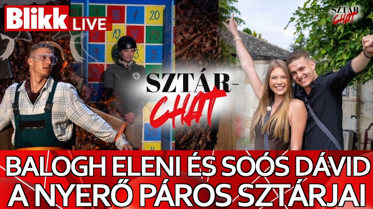 Blikk LIVE - Az RTL Nyerő Páros kiesői -  Balogh Eleni, Soós Dávid