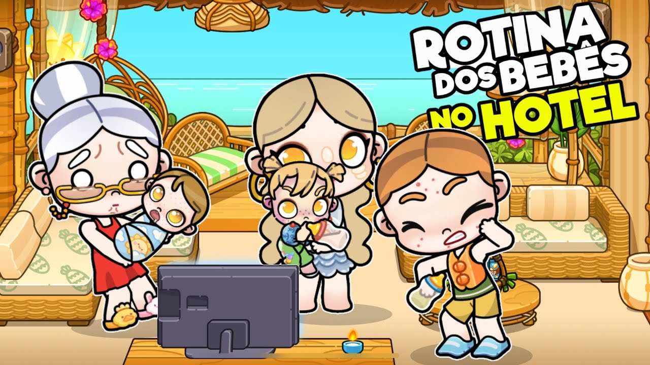 ROTINA COM OS BEBÊS NO HOTEL RESORT 👶| HISTORINHA AVATAR WORLD