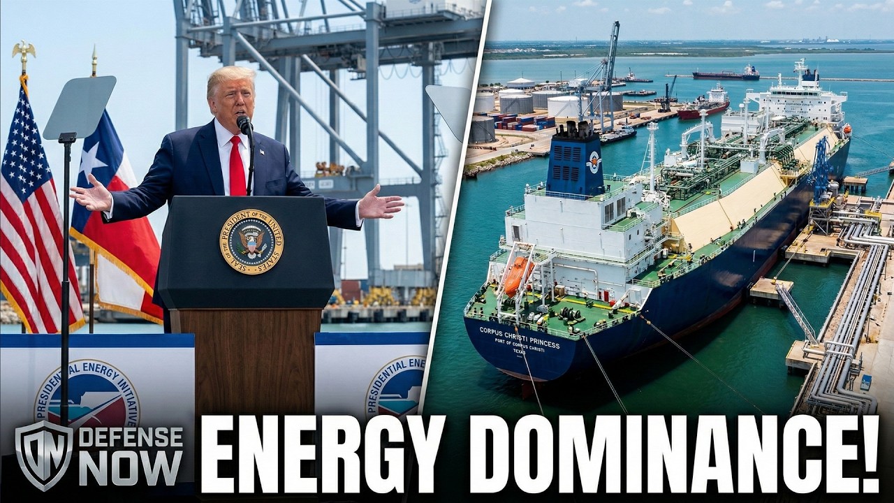 BREAKING: Trump UNLEASHES American Energy at Corpus Christi Port!