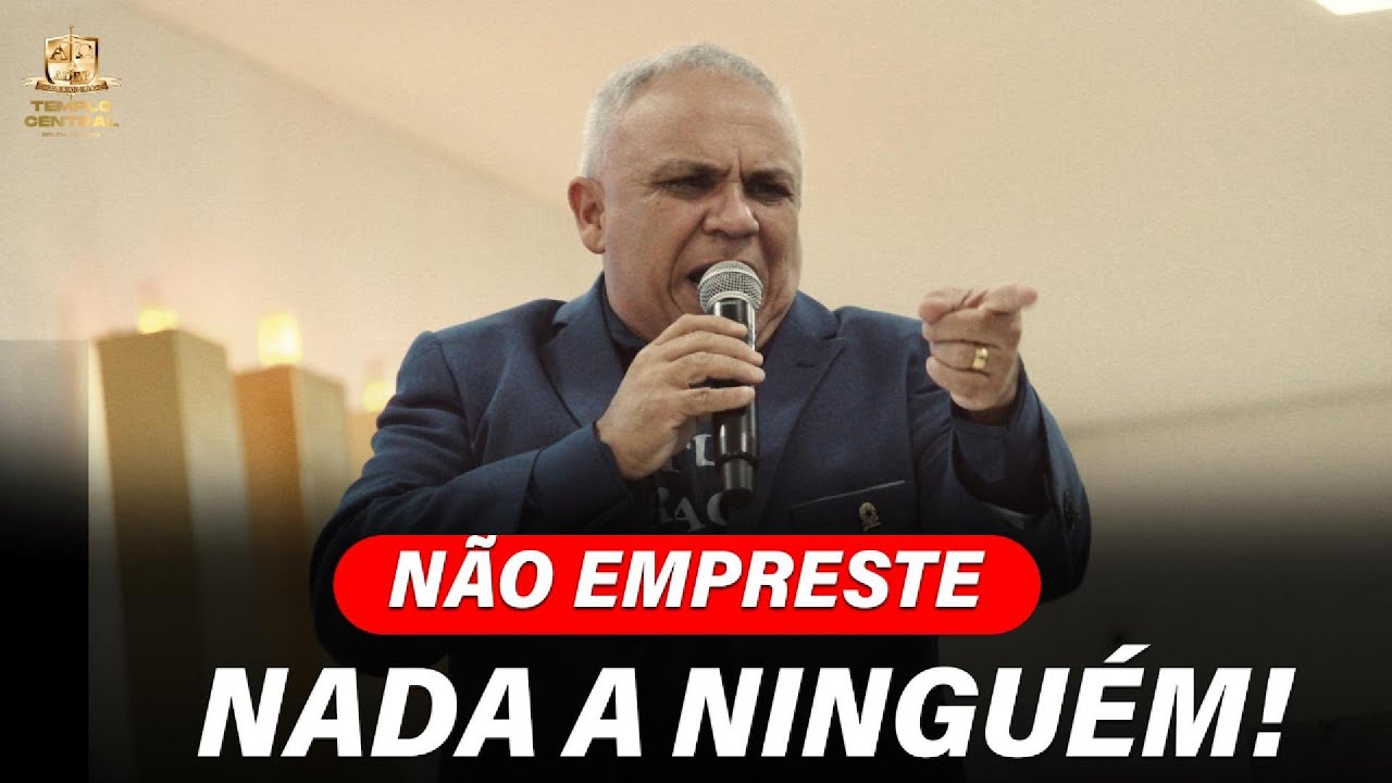NÃO EMPRESTE,NADA A NINGUÉM ! #pastorezequias #deus #fe