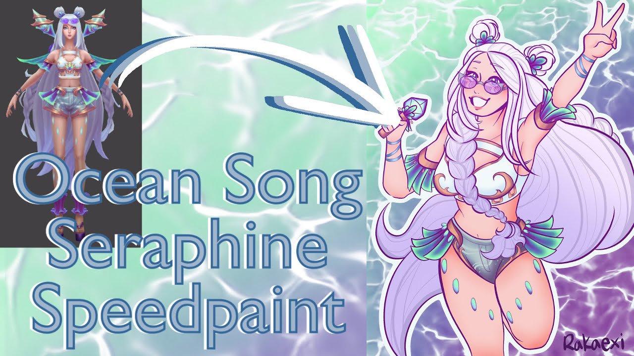 Ocean Song Seraphine Speedpaint (Pearl Chroma)