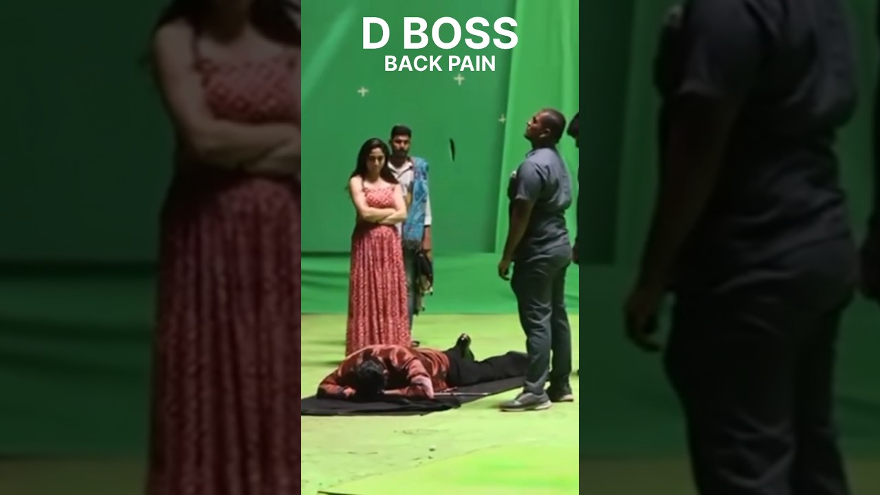 D Boss Back Pain Incident in Devil movie Shooting Time #dboss #challengingstardarshan #devil #shorts