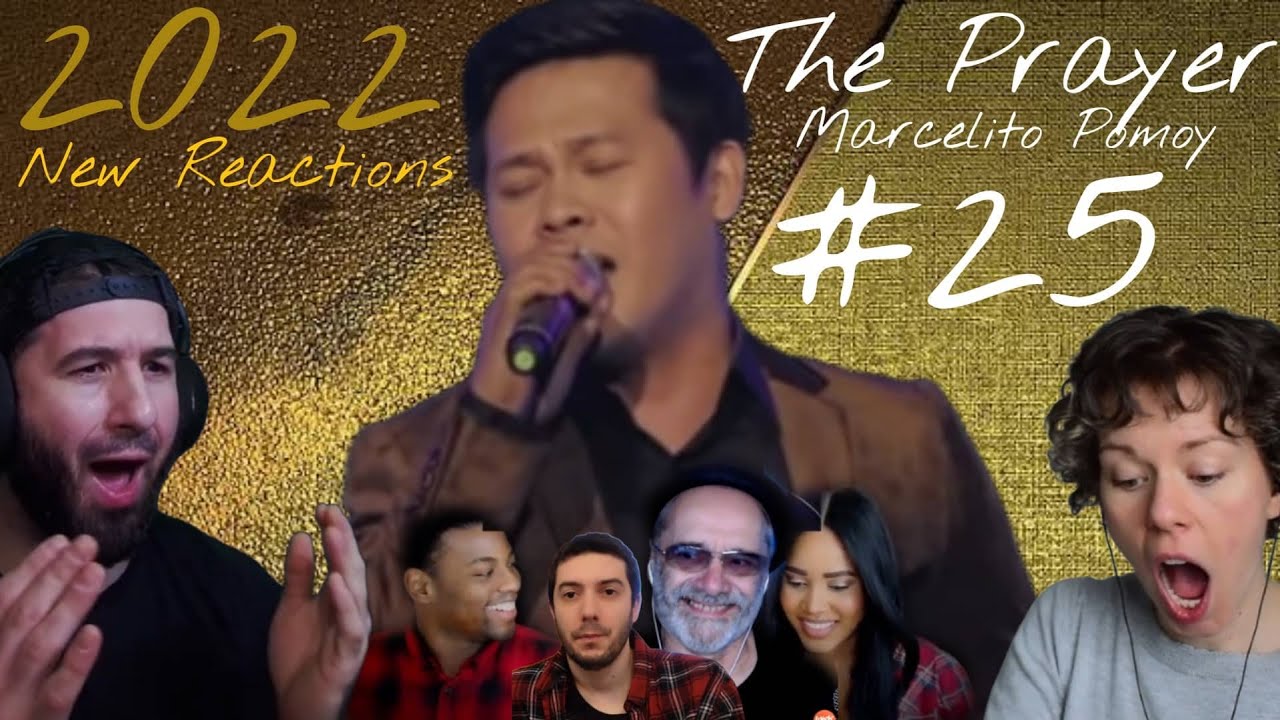 2022 NEW REACTIONS #25 | Marcelito Pomoy sings The Prayer (Celine Dion & Andrea Bocelli)