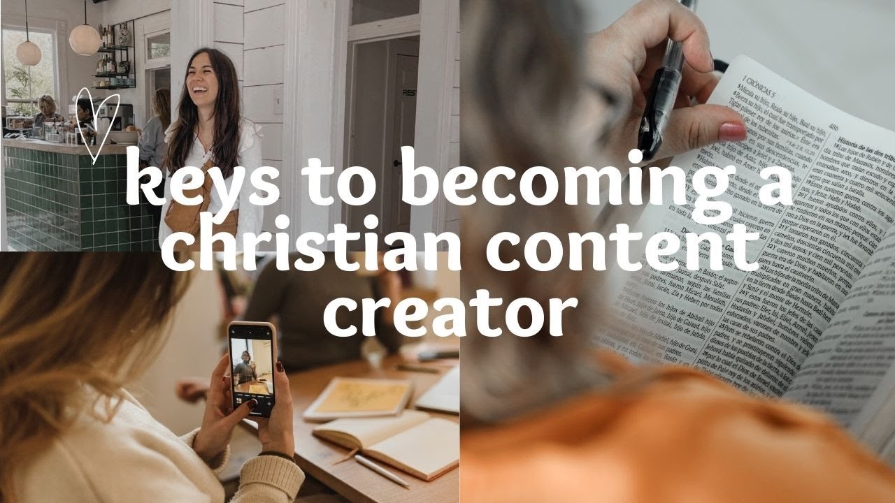 Keys to Becoming a Christian Content Creator (not what you think)