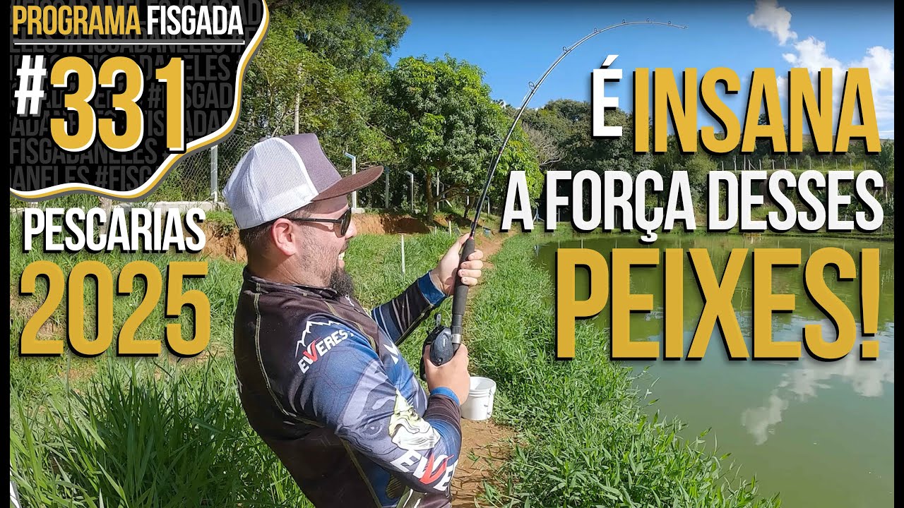 &Eacute; INSANA A FOR&Ccedil;A DESSES PEIXES!!! (PESCARIAS 2025=