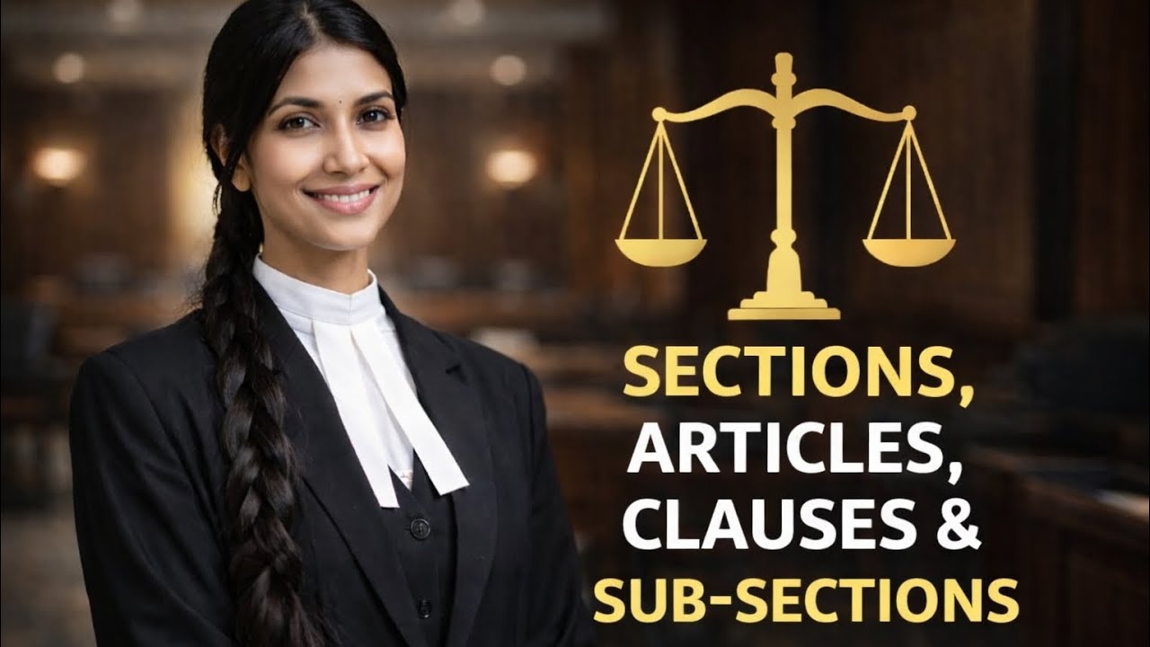 Difference between #Articles,#Sections#subsection clau#like,Share,subscibe.