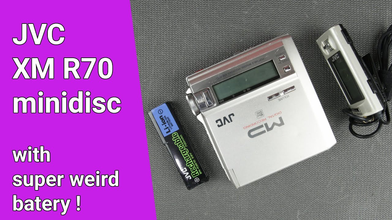 New Arrival: JVC XM R70 MiniDisc