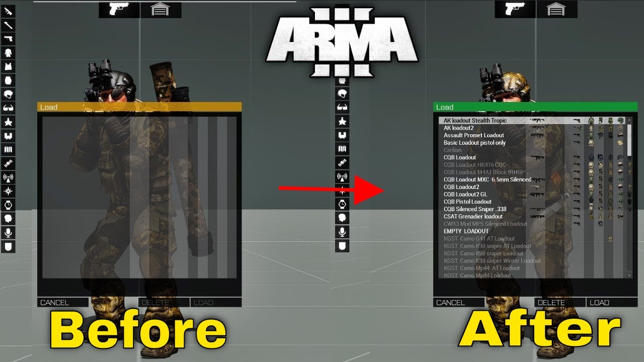 Locate, Transfer, & Restore Arma 3 Virtual Arsenal Loadouts!