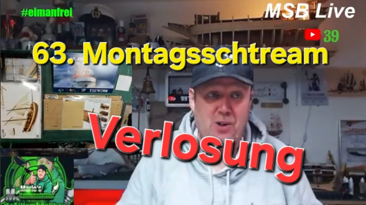 63. Montagsschtream Auslosung Spendenstream für die Seenotretter ❗️  ⚓️