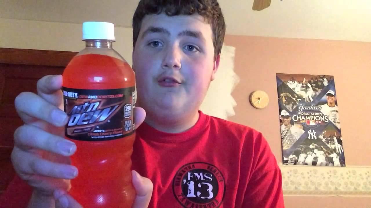 First Taste Mountain Dew Game Fuel Citrus Cherry
