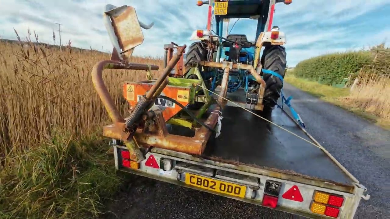 Hauling Fordson dexta home for tlc