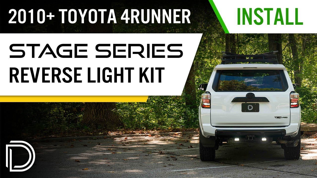 Как установить комплект фонарей заднего хода Stage Series на Toyota 4Runner 2010–2024 годов выпус...