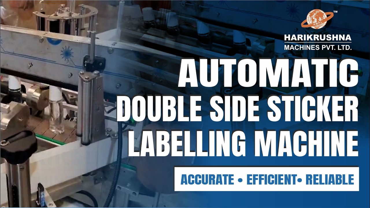 Double-Side Sticker Labelling Machine | Double-Side Labelling Machine Manufacturer in India | HMPL