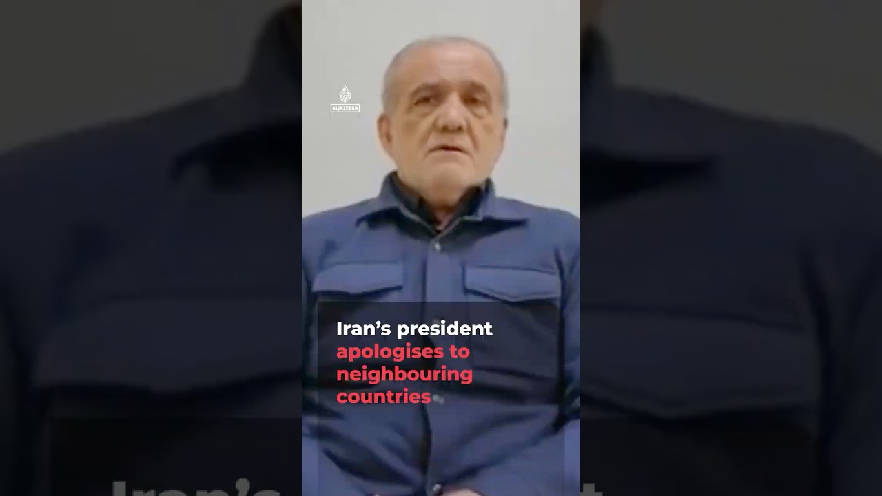 Iran’s president apologises for attacking neighbouring countries