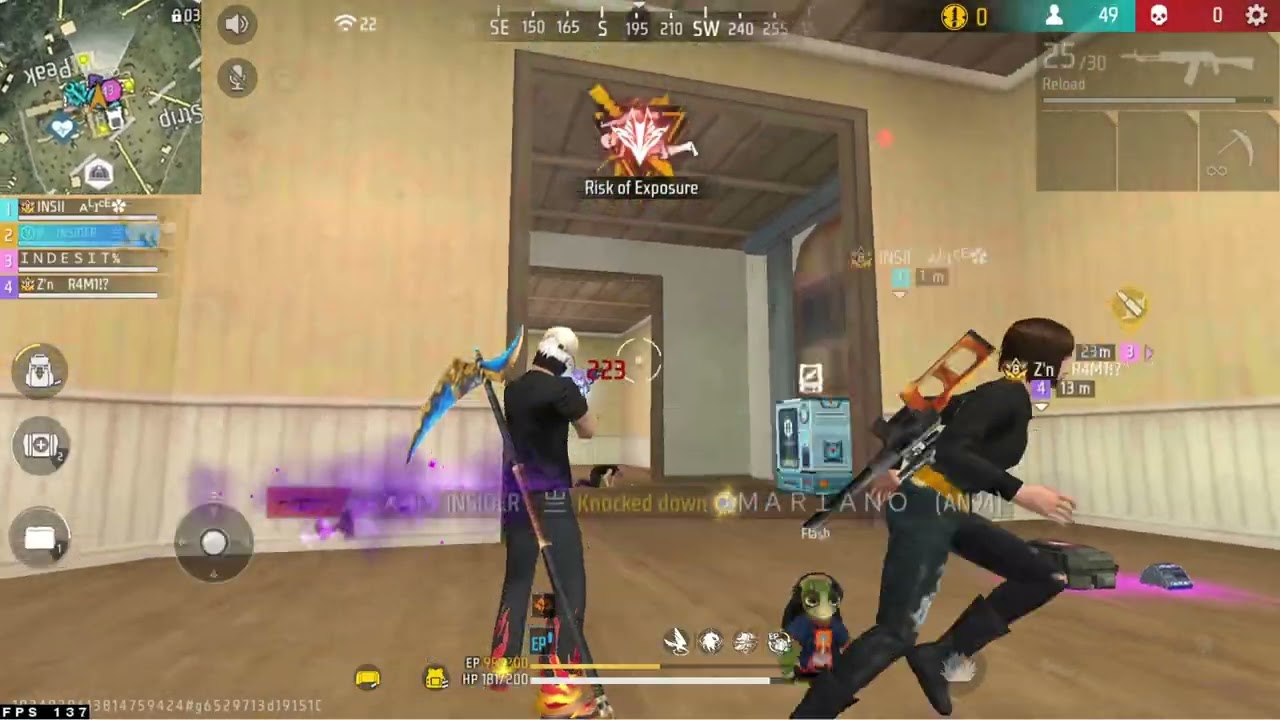 FREE FIRE EUROPE insider vs the whole map