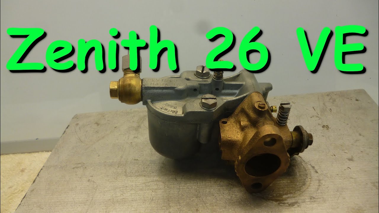 Vintage Zenith 26VE carburettor reborn for Austin 10 and other applications