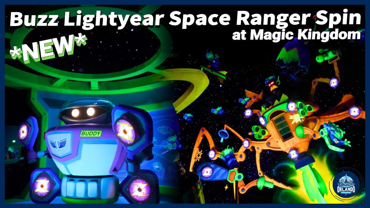 *NEW* Buzz Lightyear's Space Ranger Spin at Magic Kingdom (Full POV)