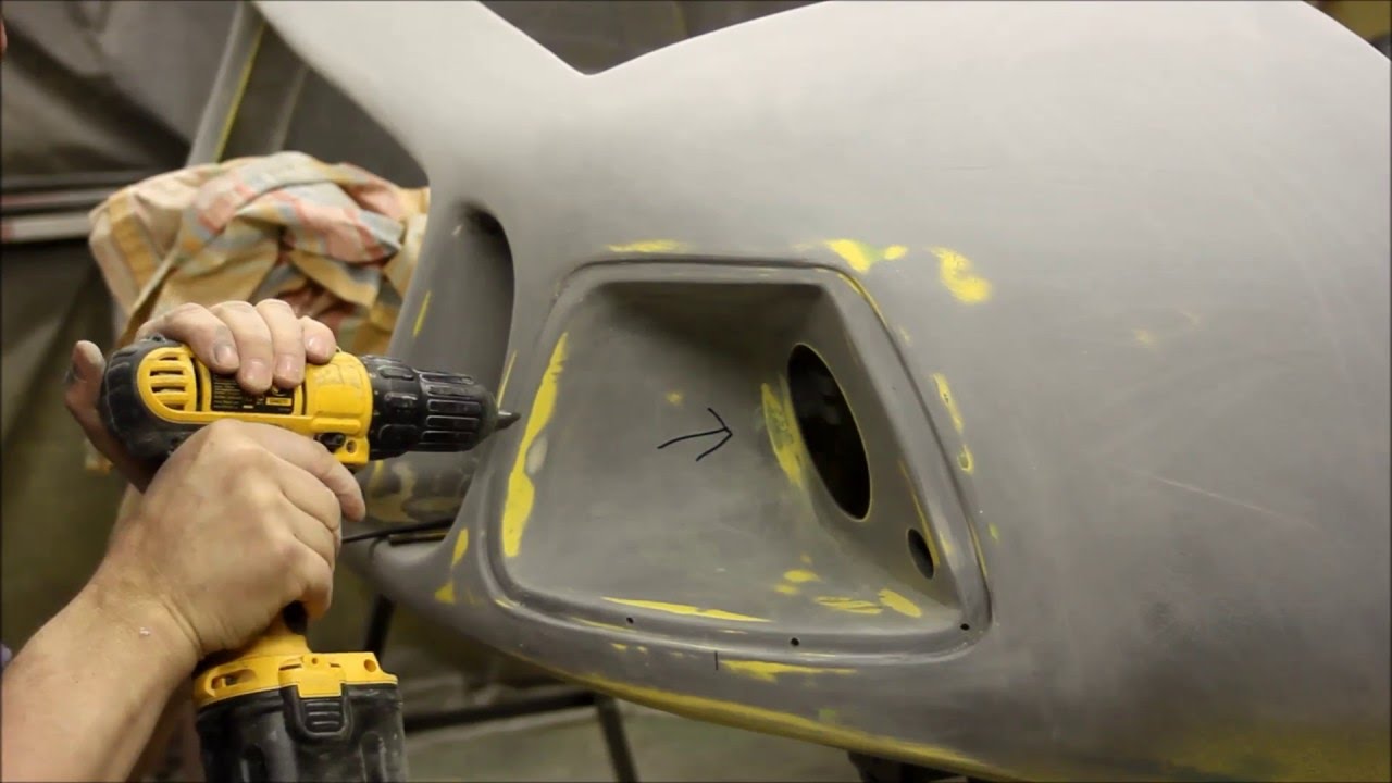 Ford GT40 build Part 7 Body work and mounting of plexiglass