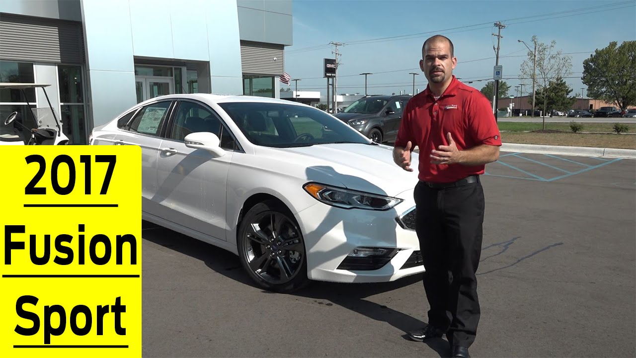 2017 Ford Fusion Sport Exterior, Interior, & Test Drive 0 60