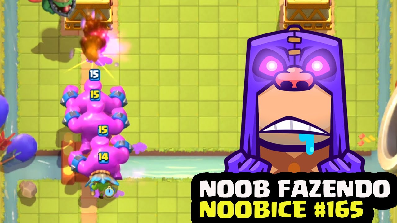 NOOB DOING NOOBICE #165 - FUNNY MOMENTS IN CLASH ROYALE