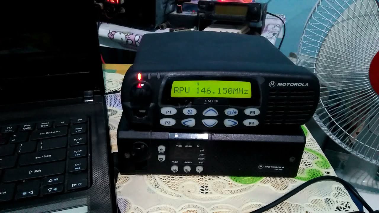 Belajar setting Frekwensi Radio Rig Motorola GM 338 #motorola