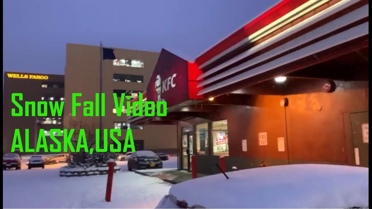 Snow Fall Video,ALASKA,USA.By #Tipsandinfotube#