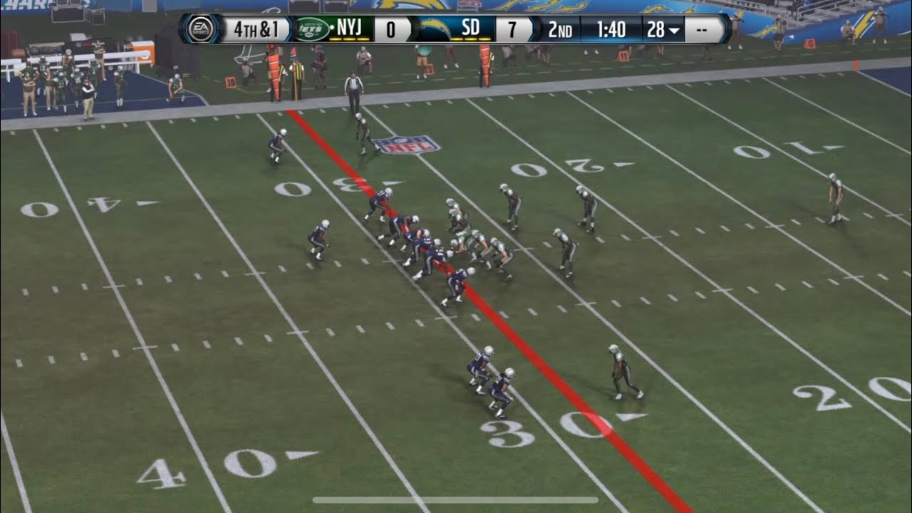 Madden NFL 15 (PS4) jets vs chargers (CPU vs CPU)