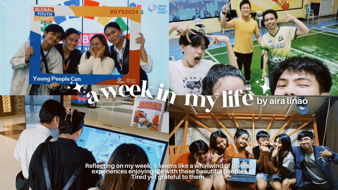 college diaries📔: life lately🍃attending global youth summit 🌍| aira linao