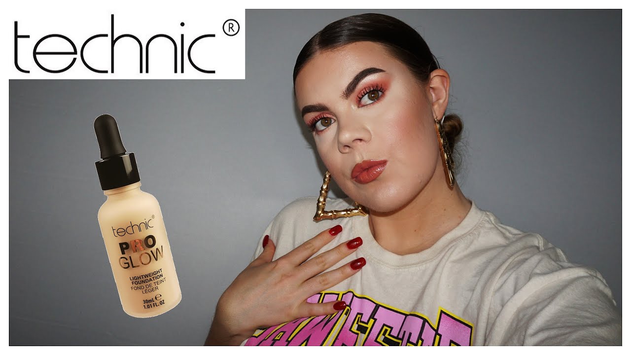 NEW Technic Cosmetics Pro Glow Foundation First Impressions Review & Wear Test