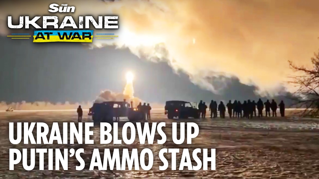 Flamingo cruise missiles STRIKE Russian ammunition depot near Volgograd