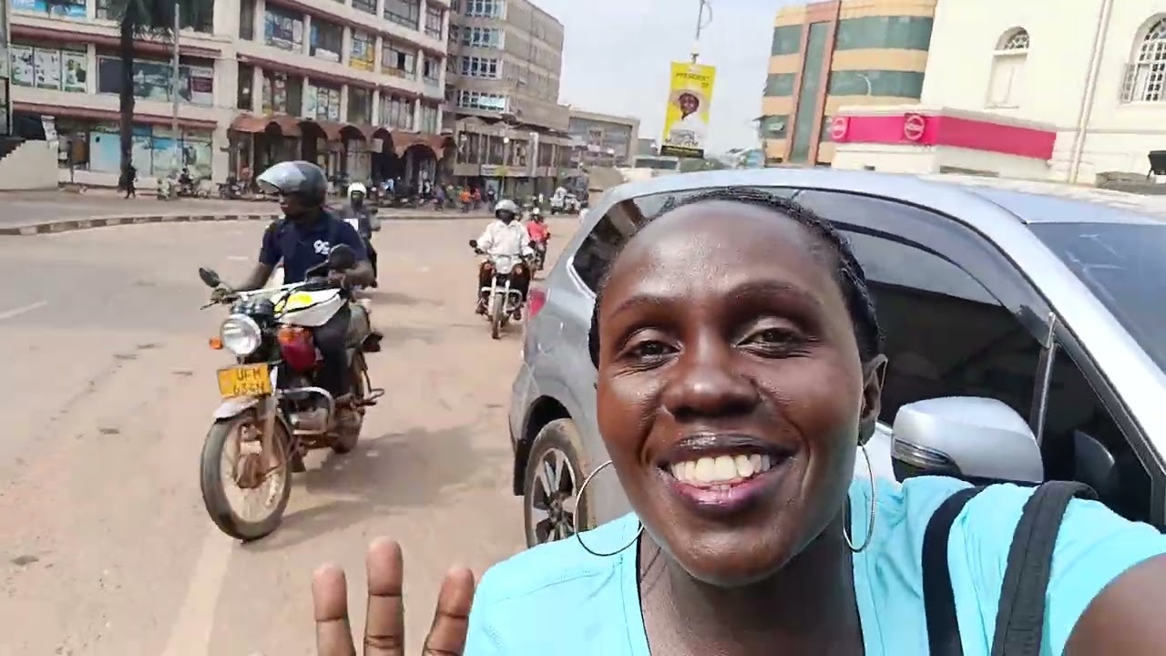 City centre Kampala in early morning/ convenience of bodabodas