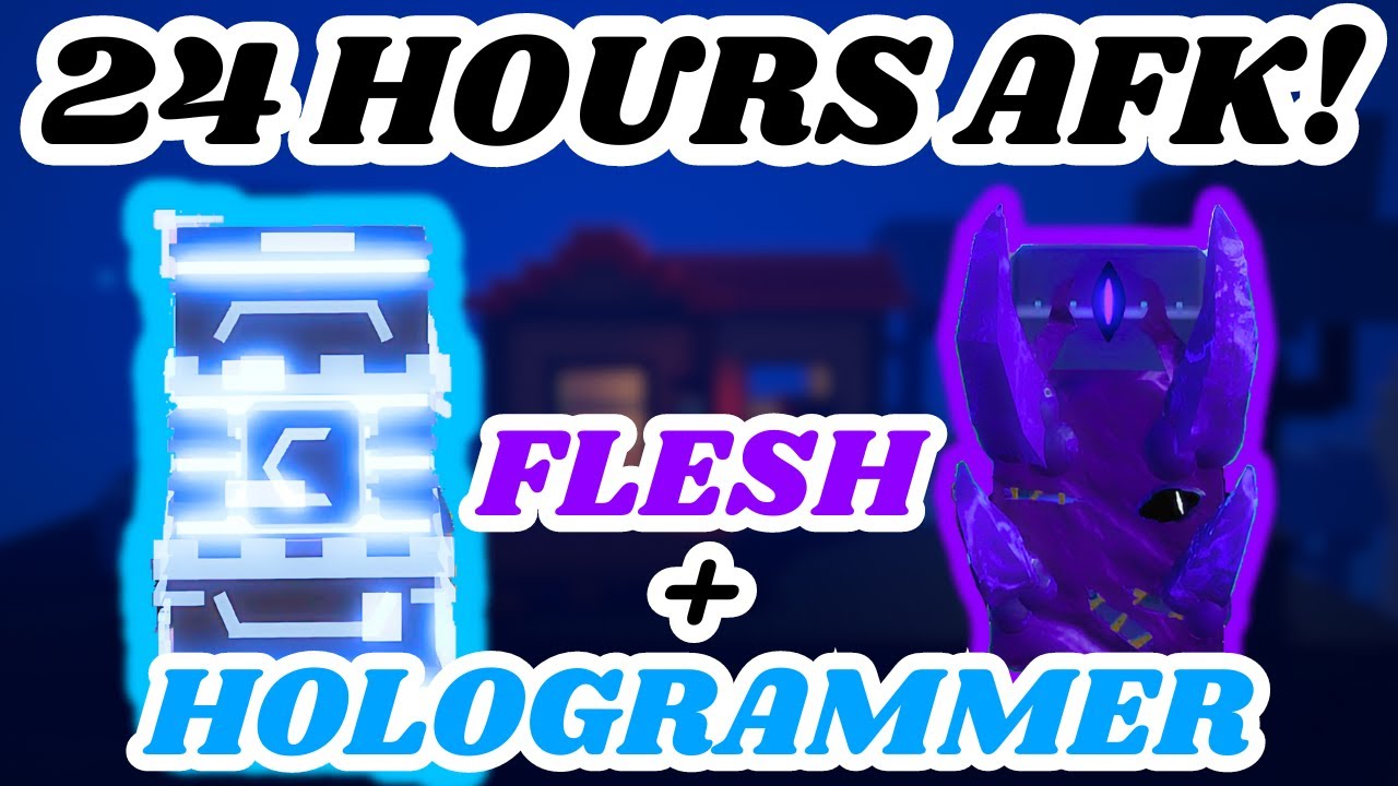 AFK For 24 HOURS With NEW HOLOGRAMMER And FLESH DEVICE! SOL'S RNG ERA 9!