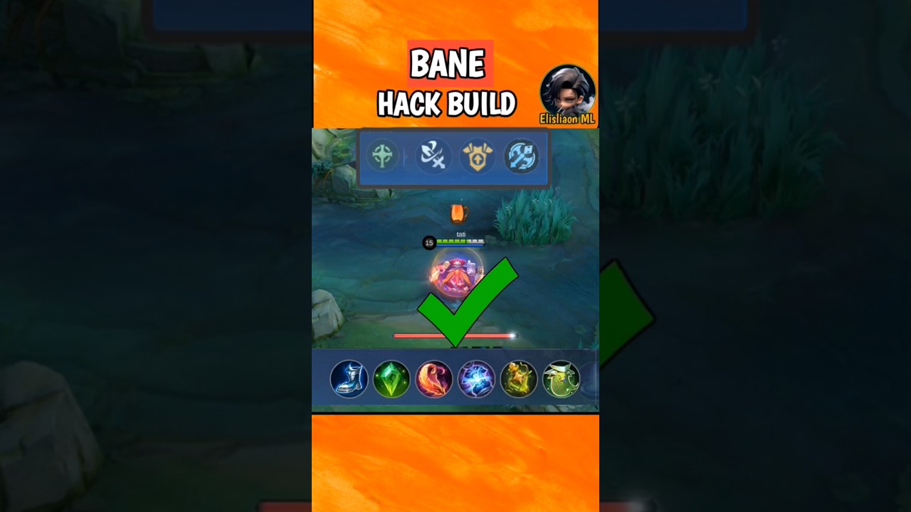 👉BANE HACK CURACION!🔥Best build y emblemas/ Mobile legends 2025