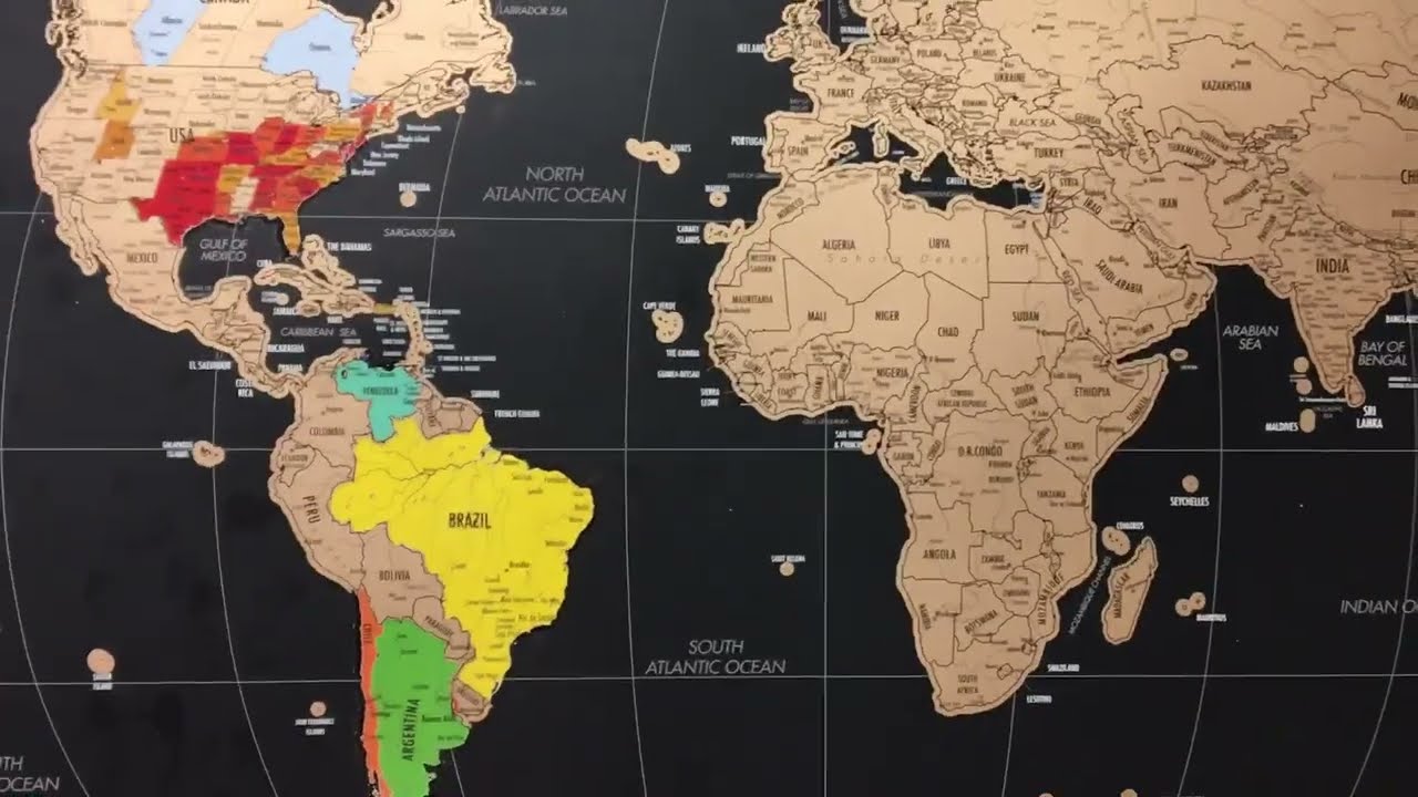 My New Amateur Radio Contact Map.