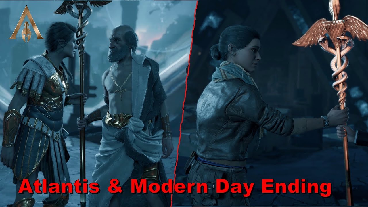 Assassin&rsquo;s Creed Odyssey - Atlantis & Modern Day Ending