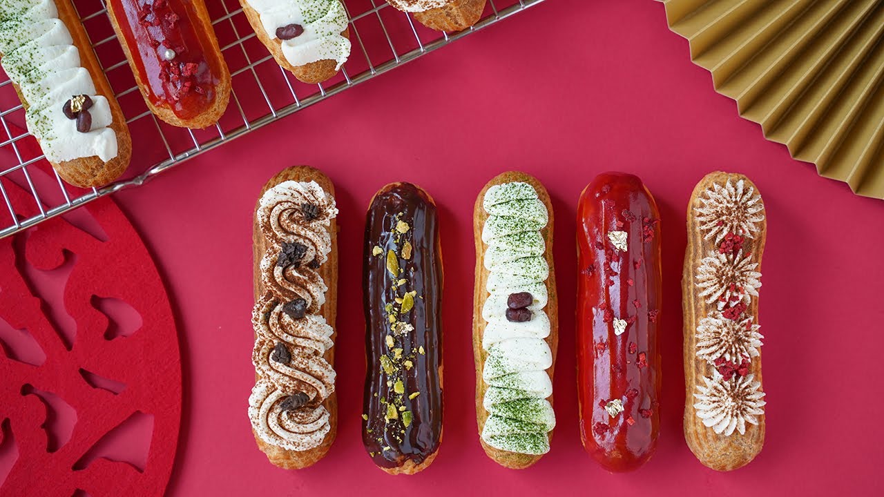 高颜值闪电泡芙｜一次成功不塌陷，手把手教会       Éclair