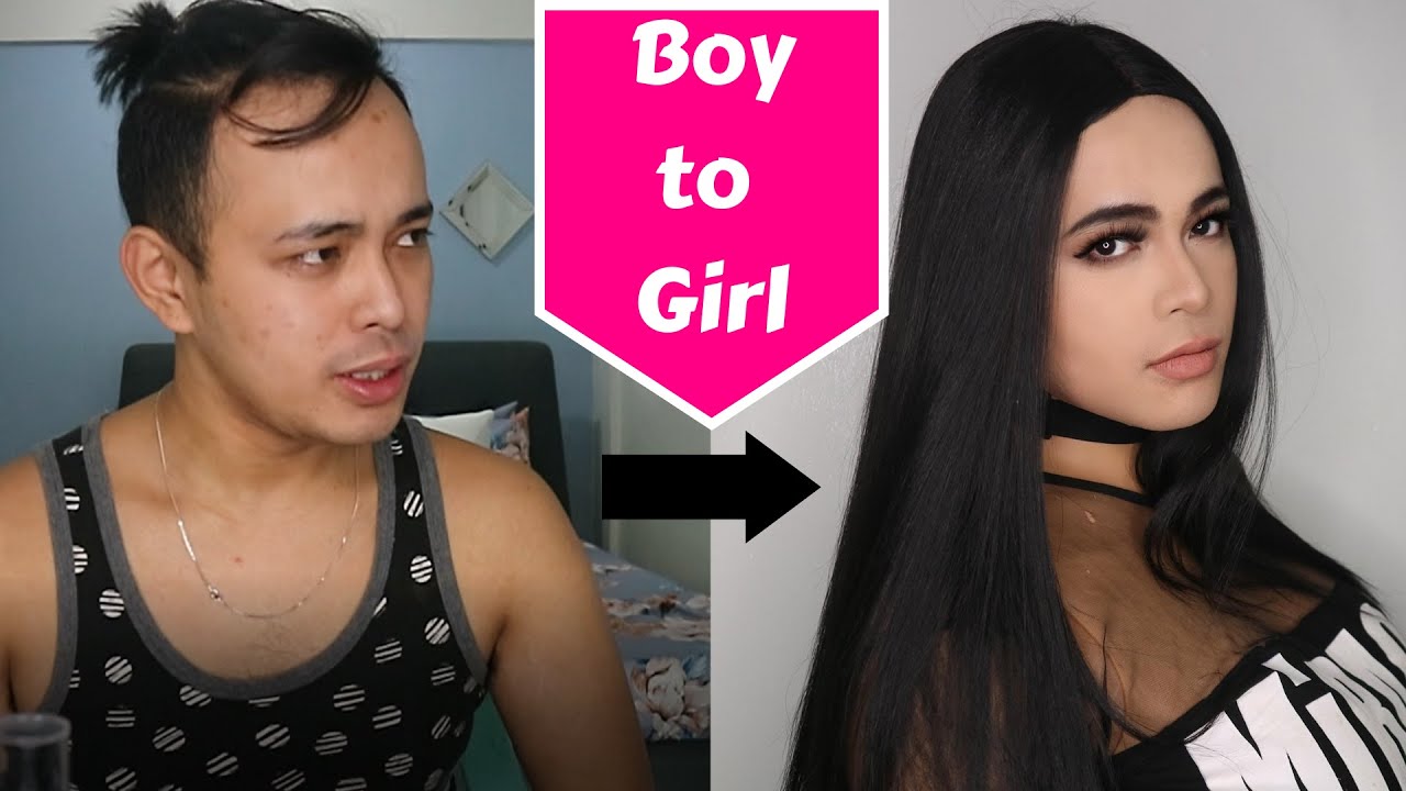 GORGEOUS BOY TO GIRL MAKEUP (WHOLE BODY TRANSFORMATION) || JANDROGEN