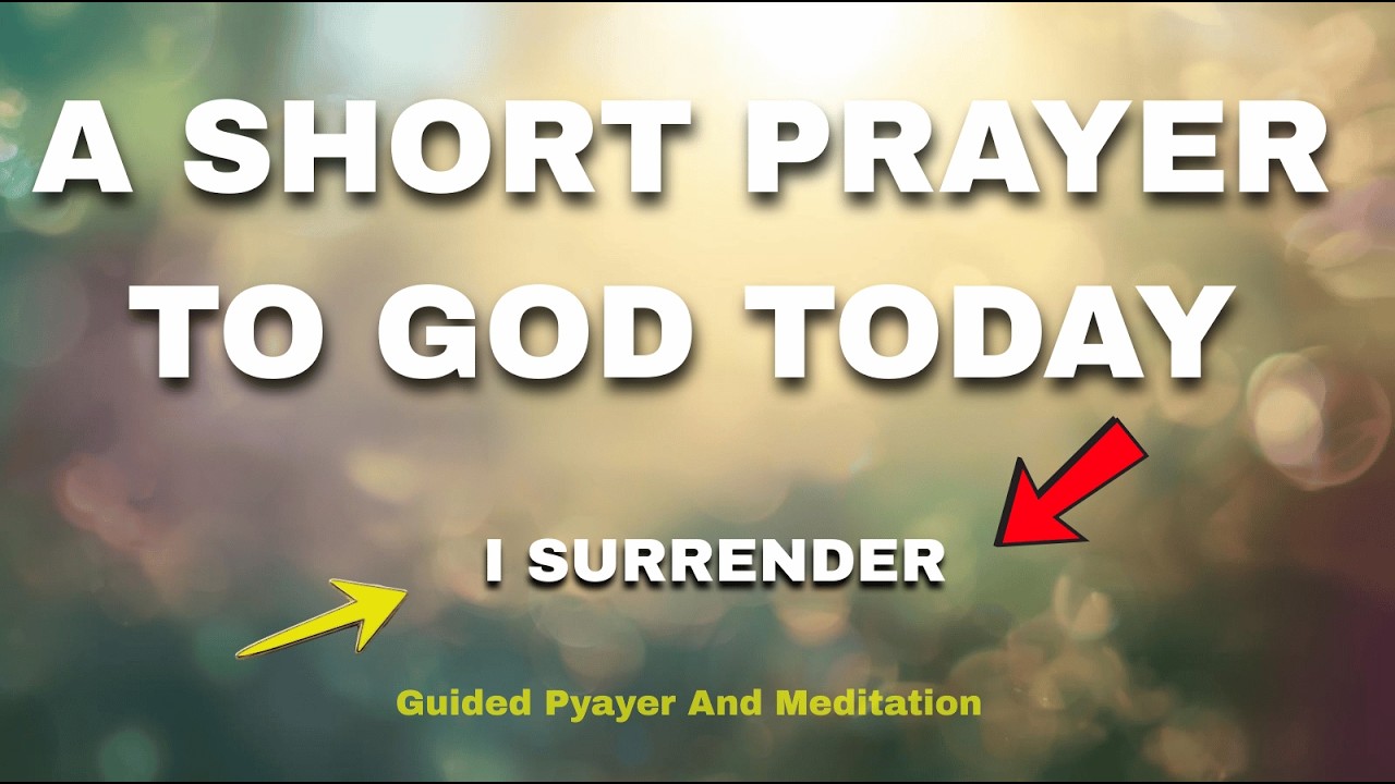 Let God Restore Your Soul: 5 Minutes of Healing & Strength (Guided Prayer) #jesus #dailyprayer