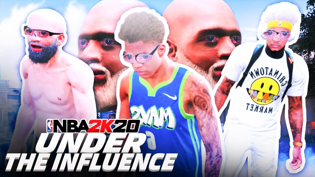playing nba 2k20 but under the influence so it's fun