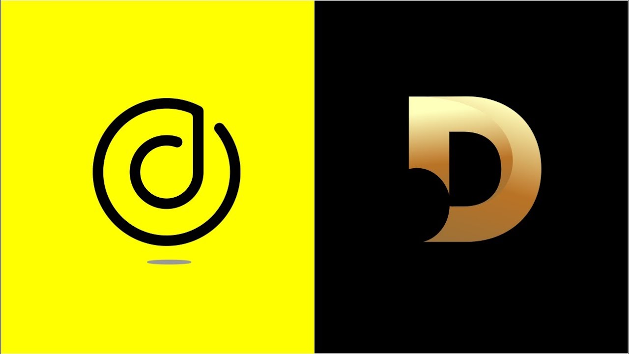 Logo Design Alphabet [ #D ] | CorelDrawX7