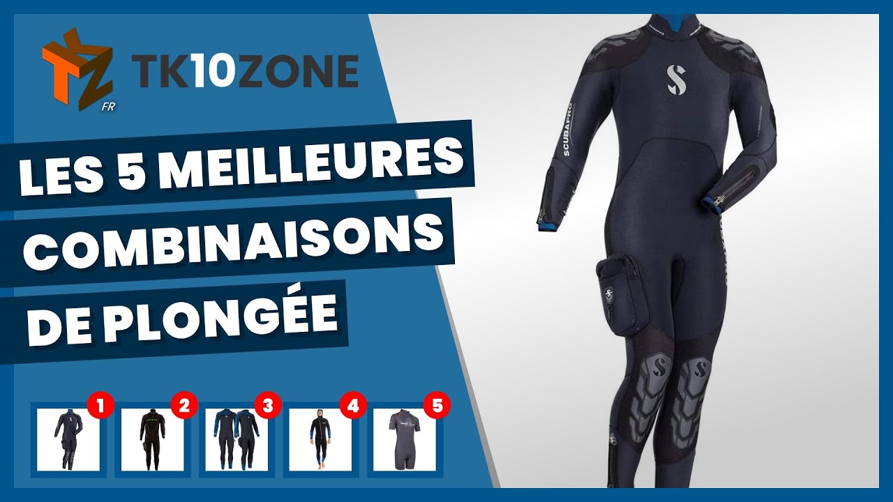 Les 5 meilleures combinaisons de plong&eacute;e