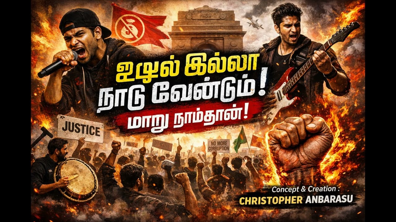 Break The Chain! 🔥 ஊழல் இல்லா நாடு வேண்டும் | Youth Revolution Anthem