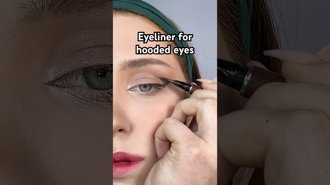 Eyeliner for hooded eyes tutorial
