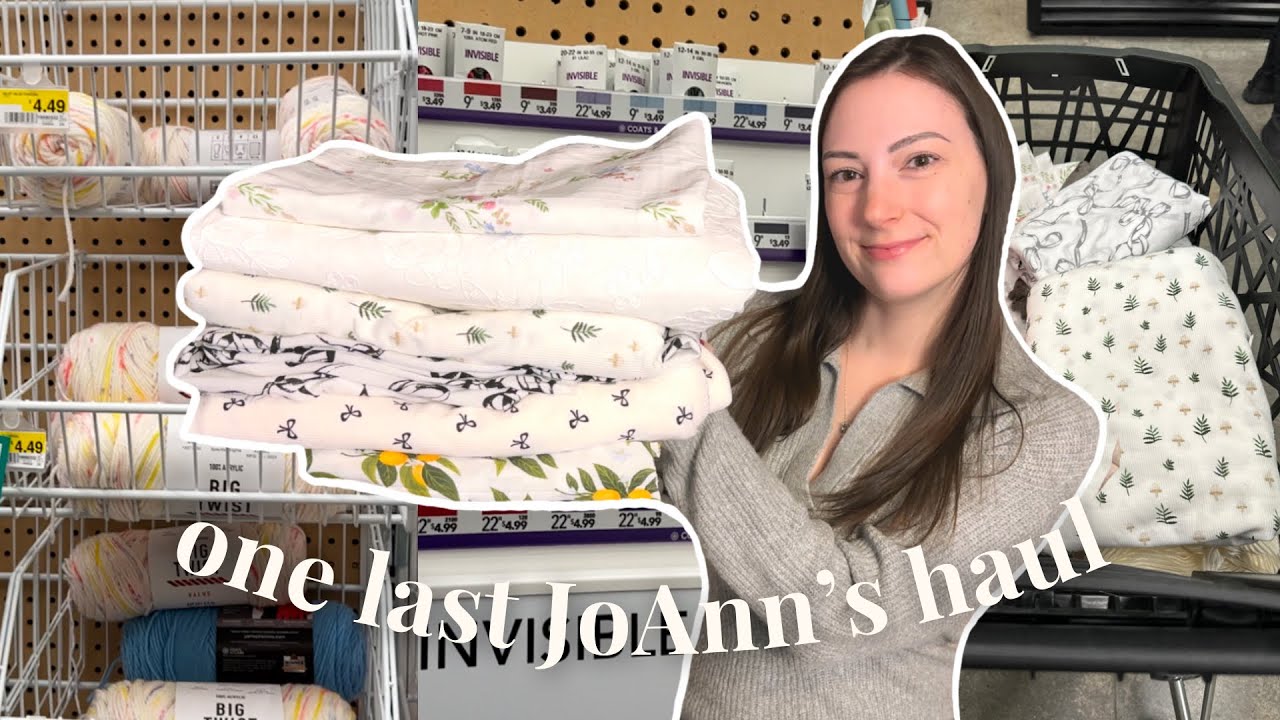 Massive JoAnn Fabrics Closing Sale Haul | Fabric, Notions & more!