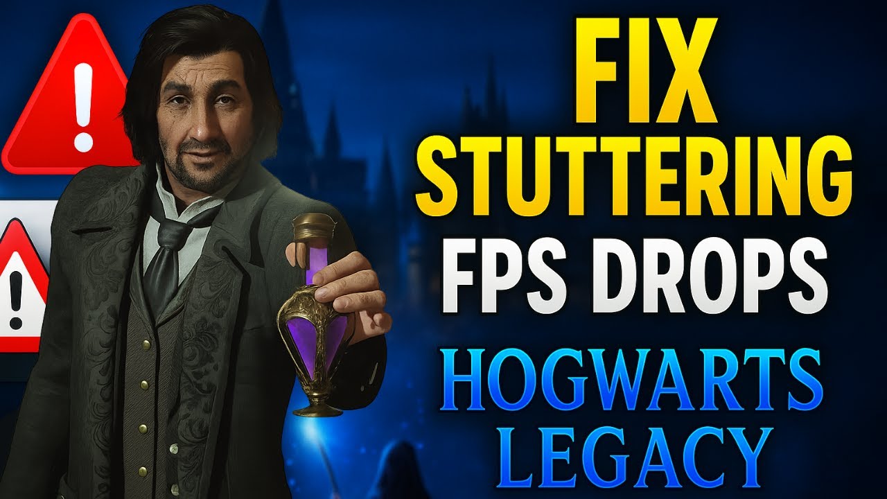 Hogwarts Legacy Stuttering Fix | FPS Drops, Freezing & Lag Solution (Ultimate Performance Guide)